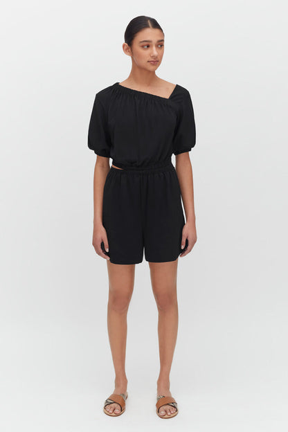 Gathered Front Jumpsuit