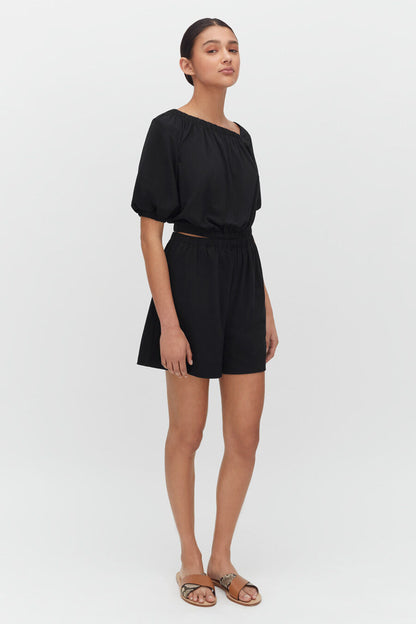 Gathered Front Jumpsuit