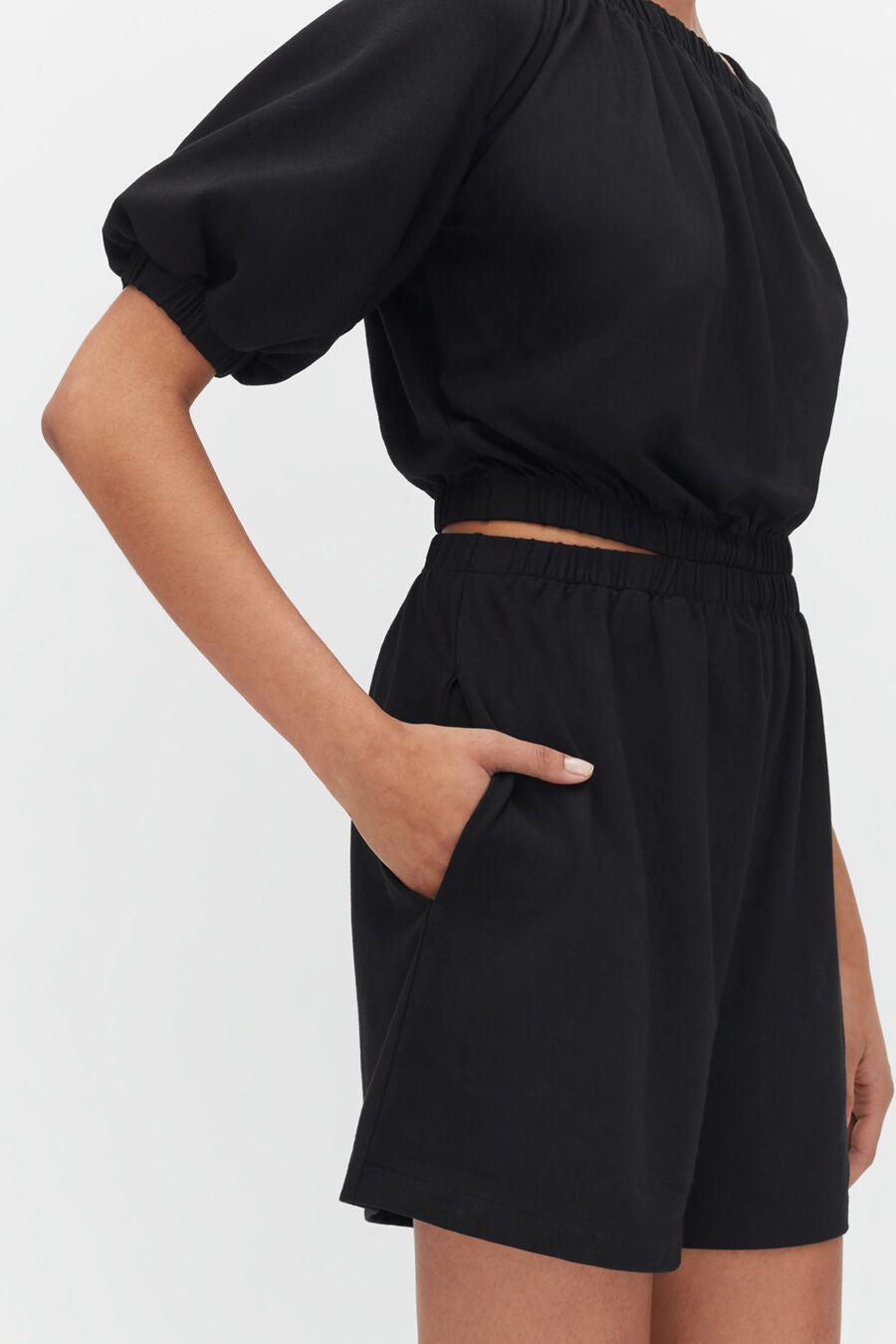 Gathered Front Jumpsuit