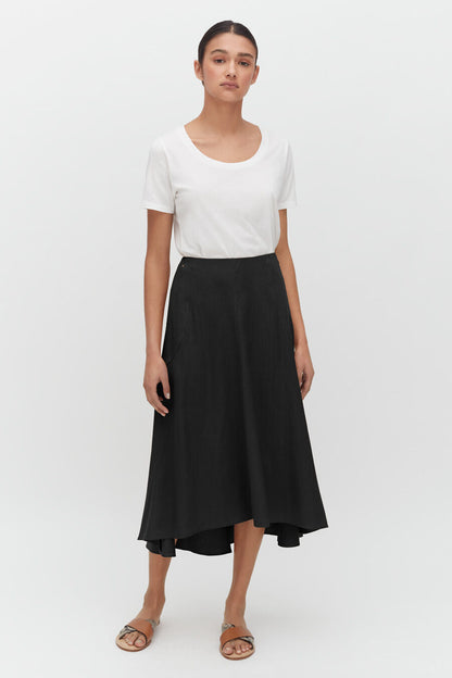 Linen Flare Skirt