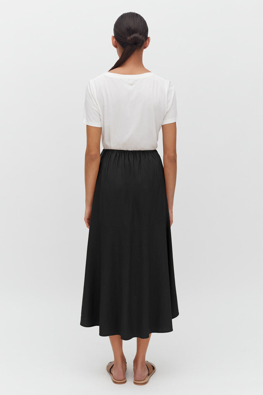 Linen Flare Skirt