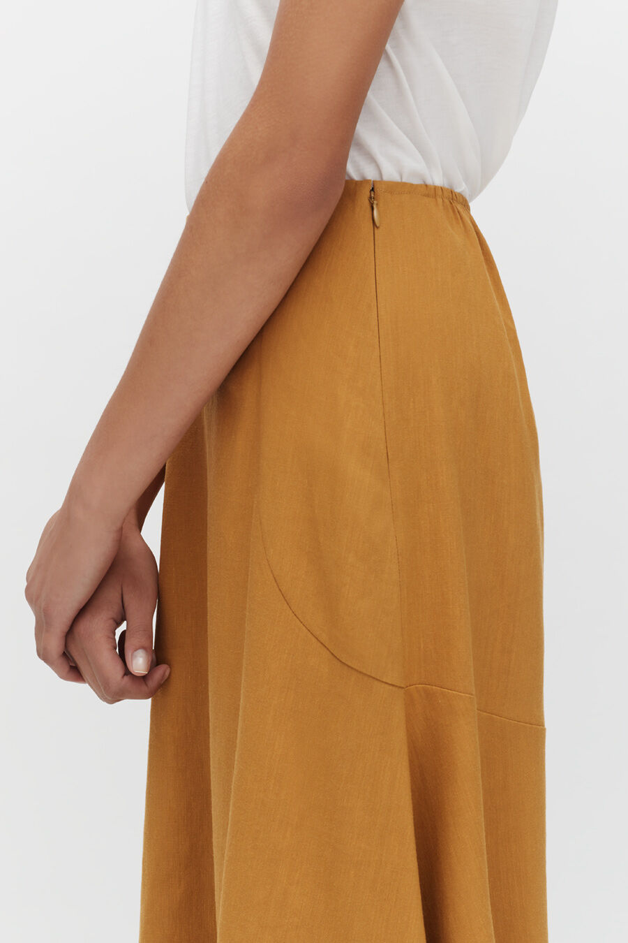 Linen Flare Skirt