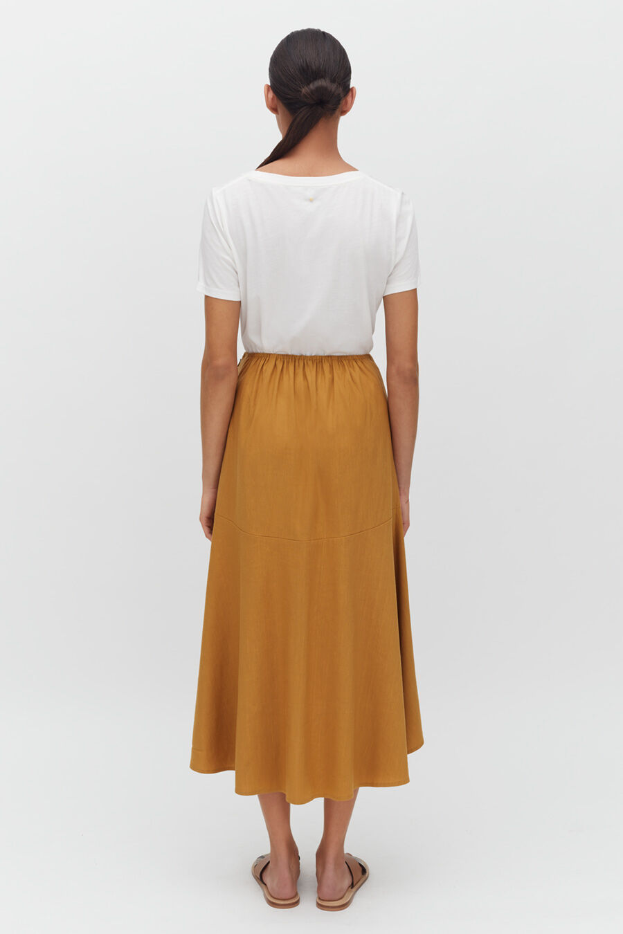 Linen Flare Skirt