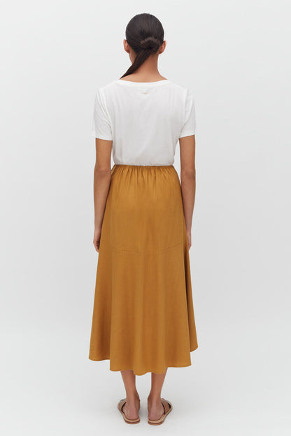 Linen Flare Skirt