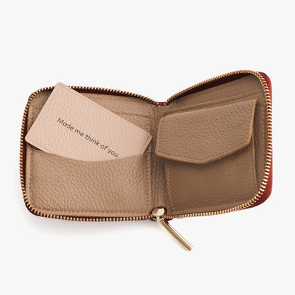 Leather Notecard