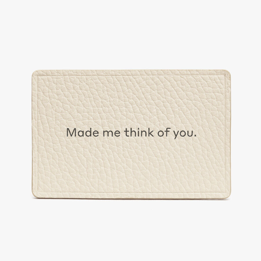 Leather Notecard