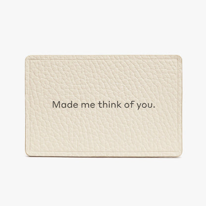 Leather Notecard