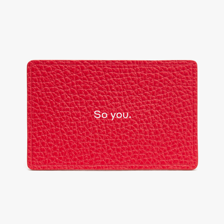 Leather Notecard