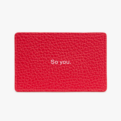 Leather Notecard