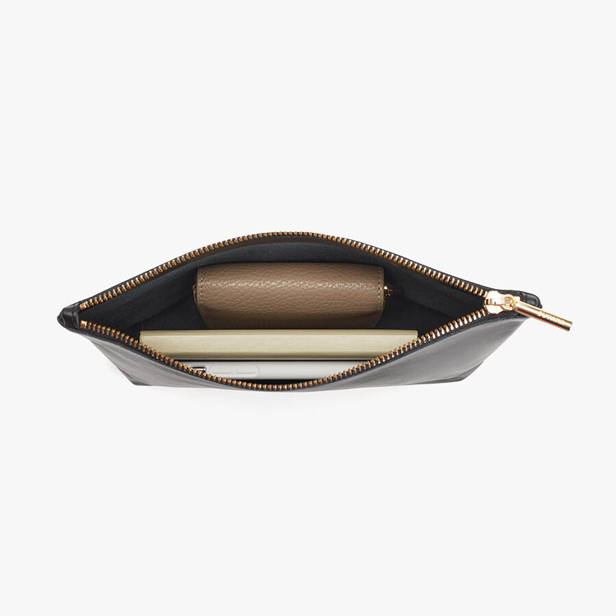Small Leather Zipper Pouch