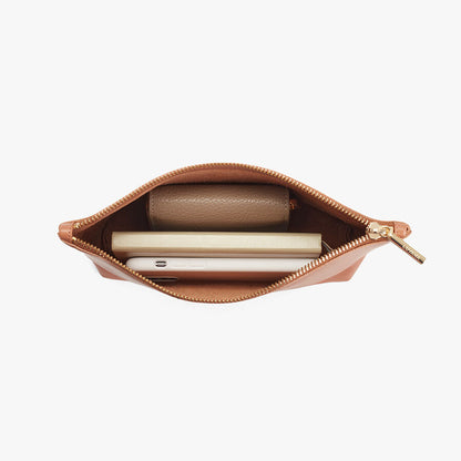 Small Leather Zipper Pouch