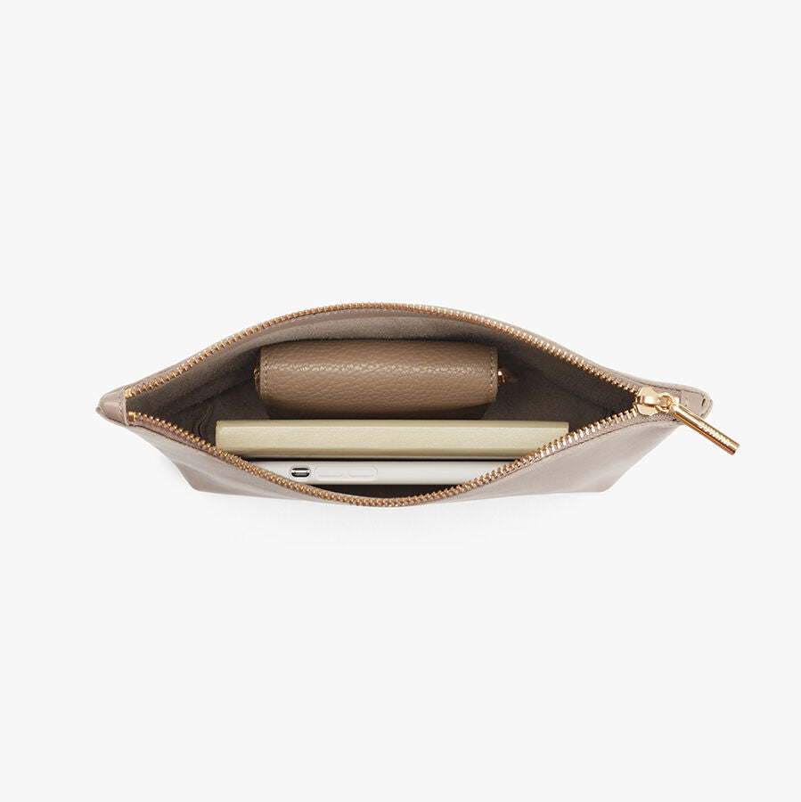 Small Leather Zipper Pouch