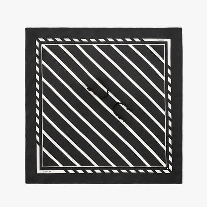 Washable Silk Striped Bandana
