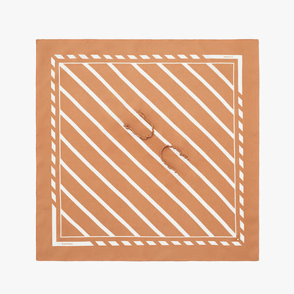 Washable Silk Striped Bandana