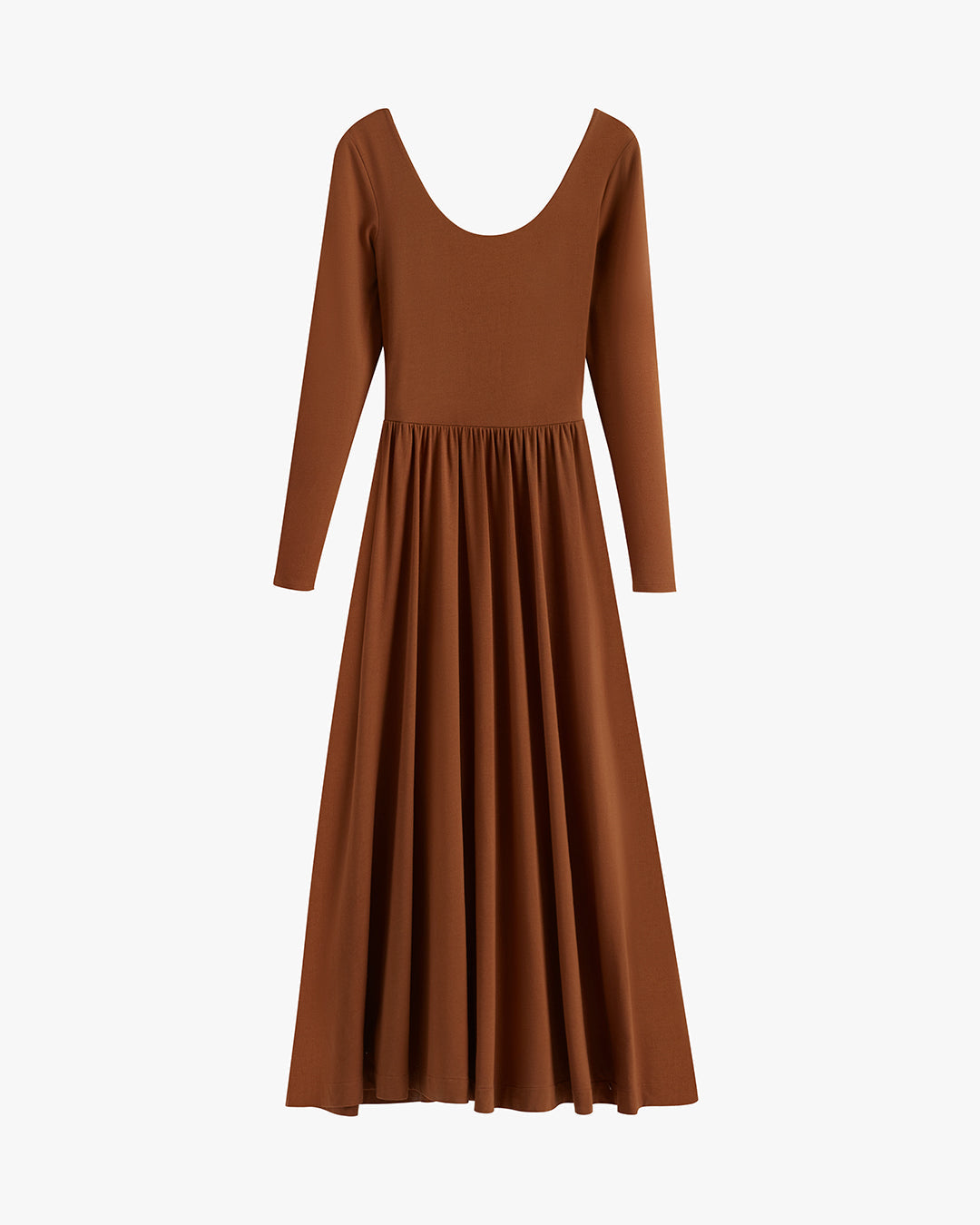 Long Sleeve Scoop Neck Dress