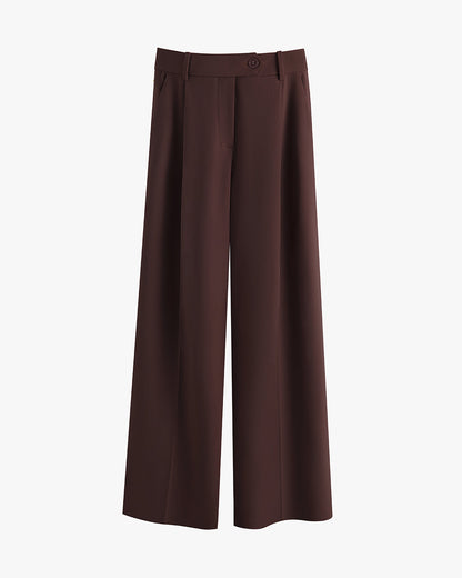 Wool Wide Leg Pant