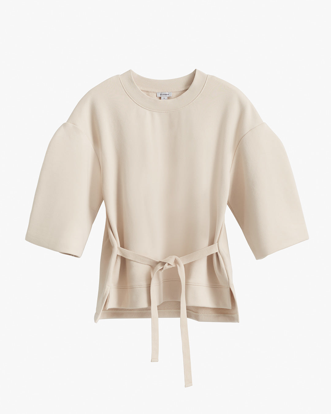 Terry Sculpted Sleeve Sweatshirt