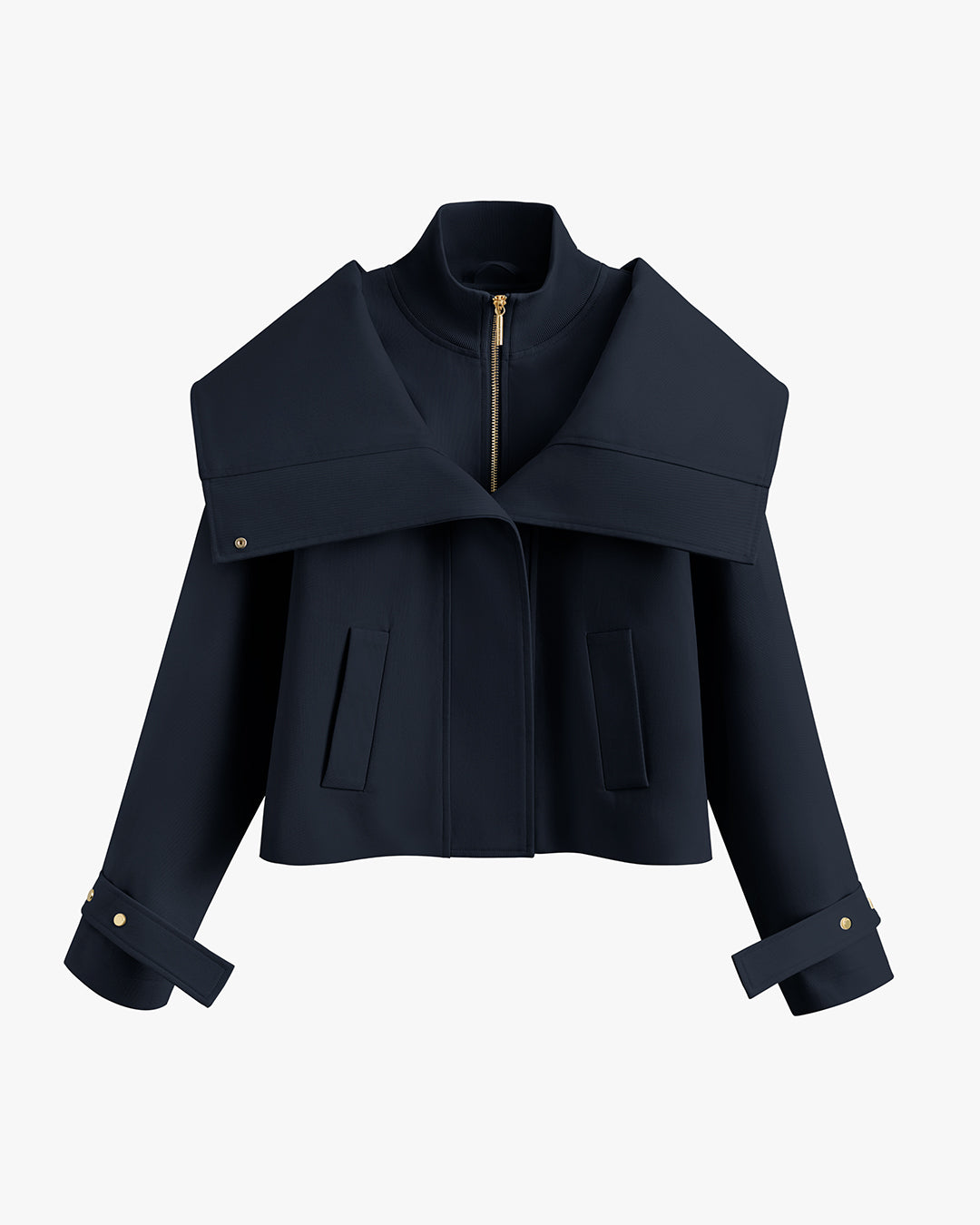 Overlay Collar Jacket