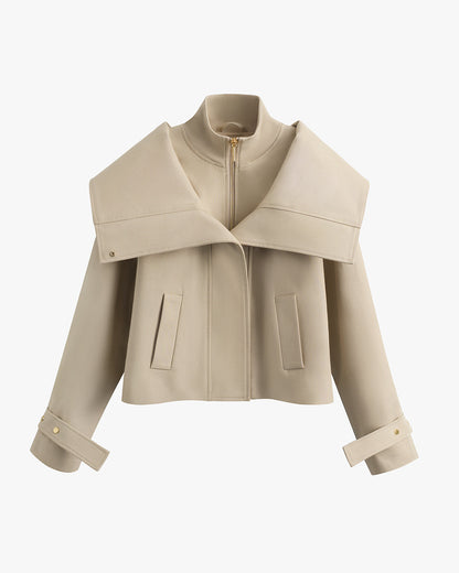 Overlay Collar Jacket