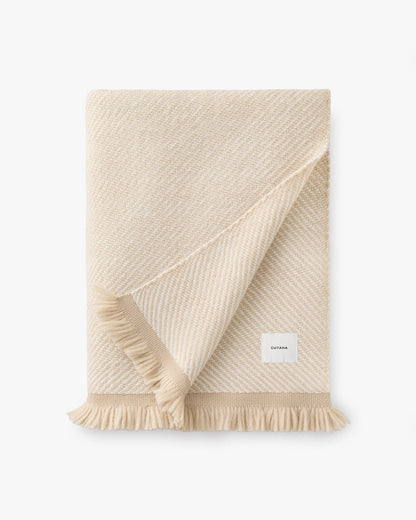 Two-Tone Alpaca Blanket