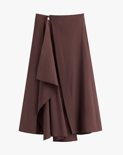 Linen Wrap Skirt
