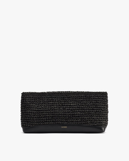 Raffia Clutch