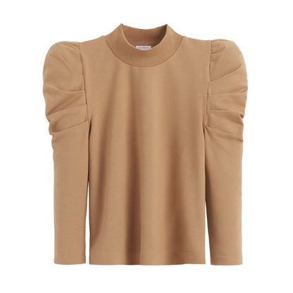 French Terry Puff Sleeve Sweatshirt