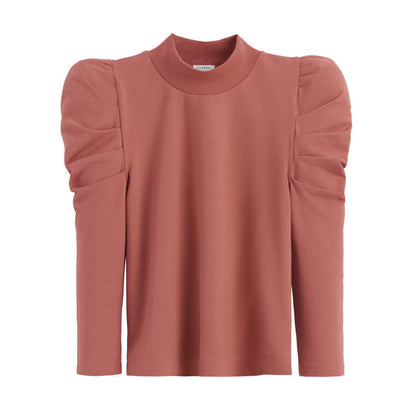 French Terry Puff Sleeve Sweatshirt