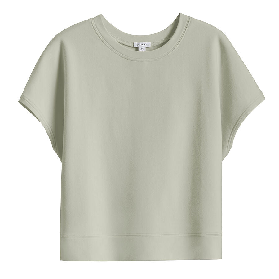 French Terry Short Sleeve Sweatshirt