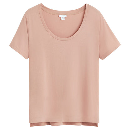 Pima Scoop Neck Tee