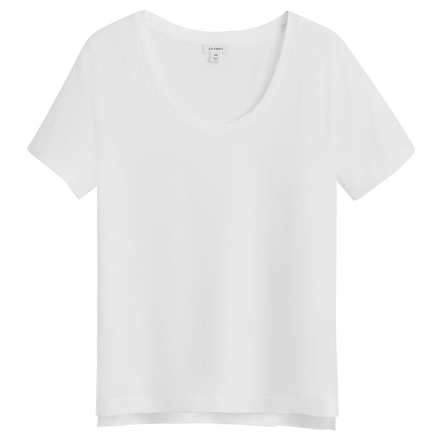Pima Scoop Neck Tee