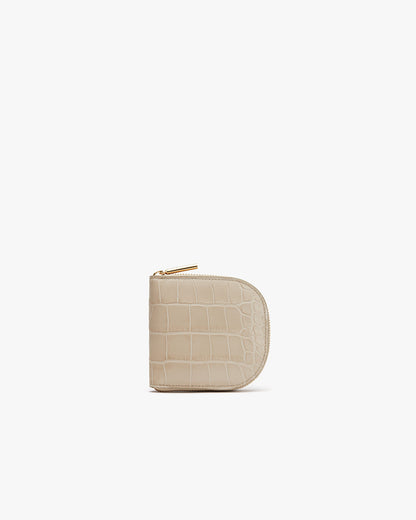 Duo Small Zip Wallet (Croco)