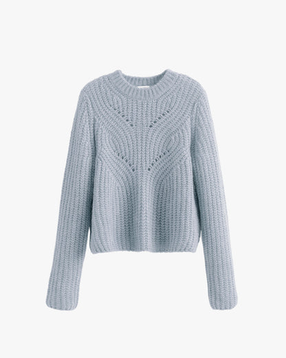 Alpaca Wool Crewneck Sweater