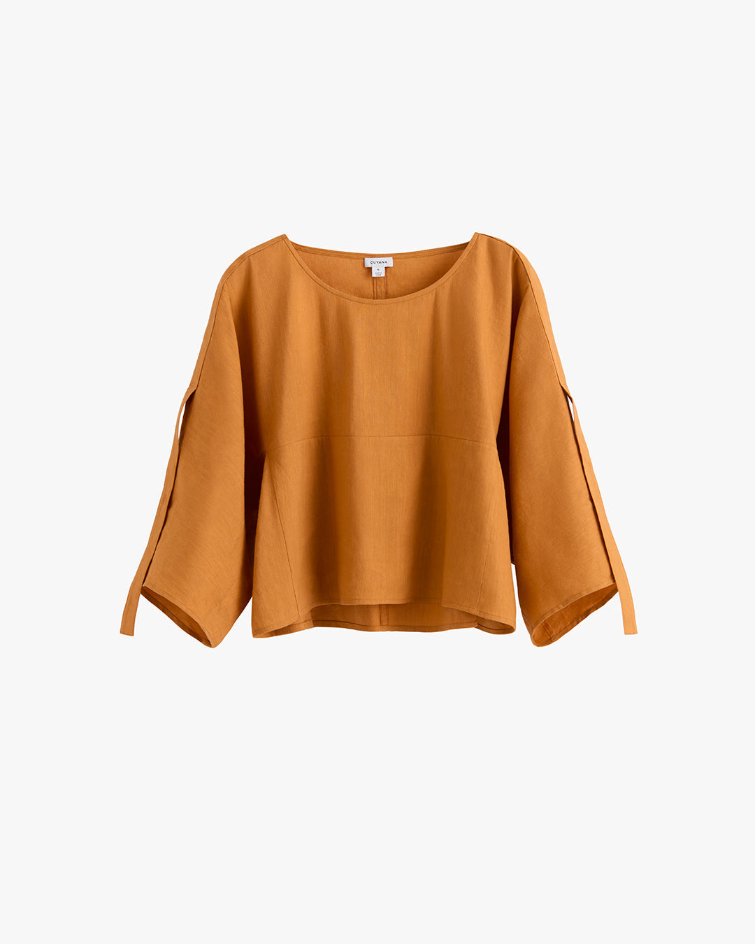 Linen Adjustable Sleeve Top