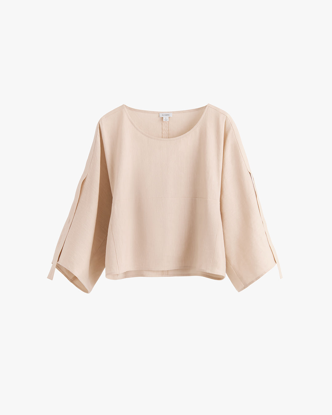 Linen Adjustable Sleeve Top