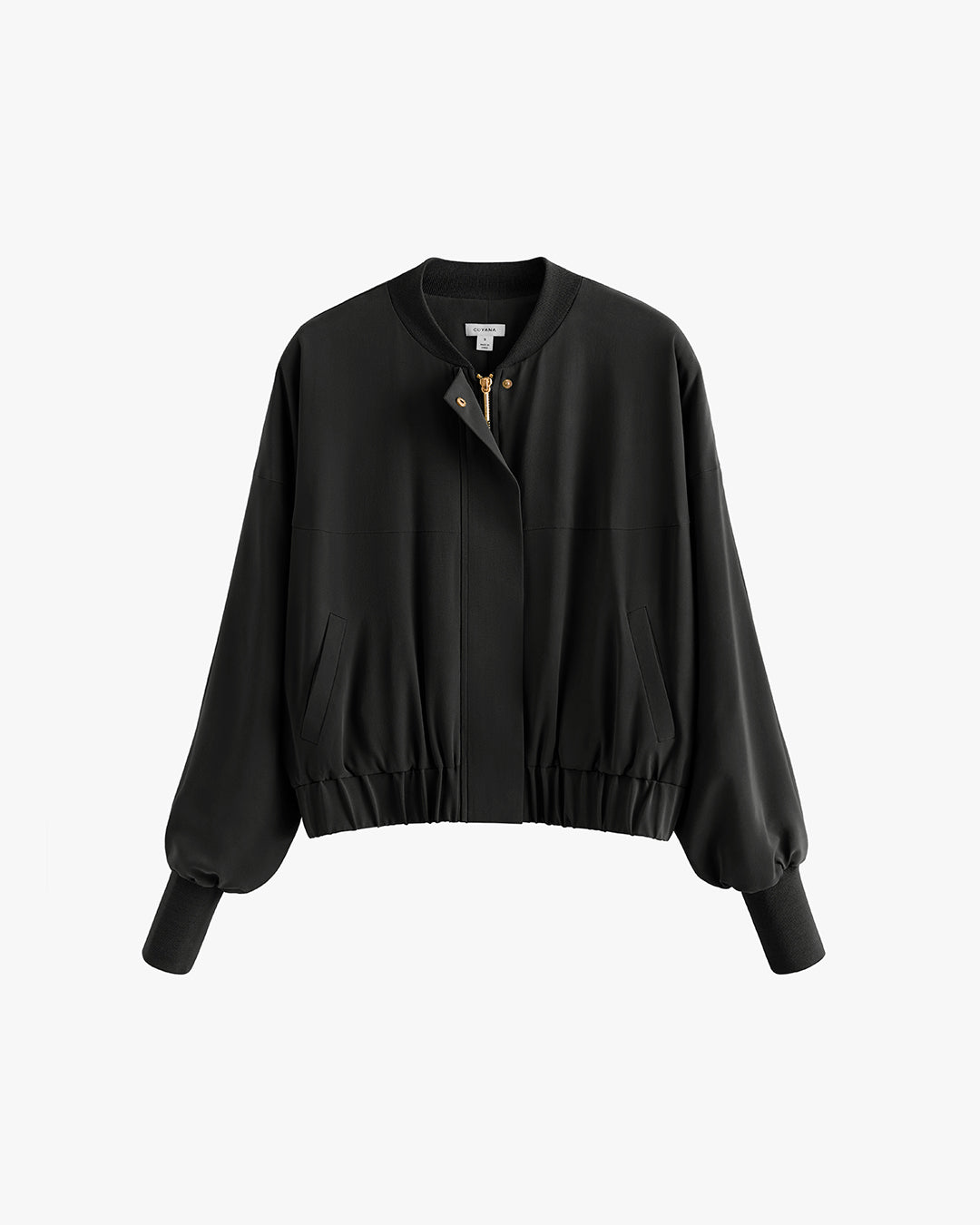 Washable Silk Relaxed Bomber
