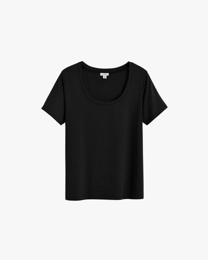 Pima Scoop Neck Tee (Earlier Version)
