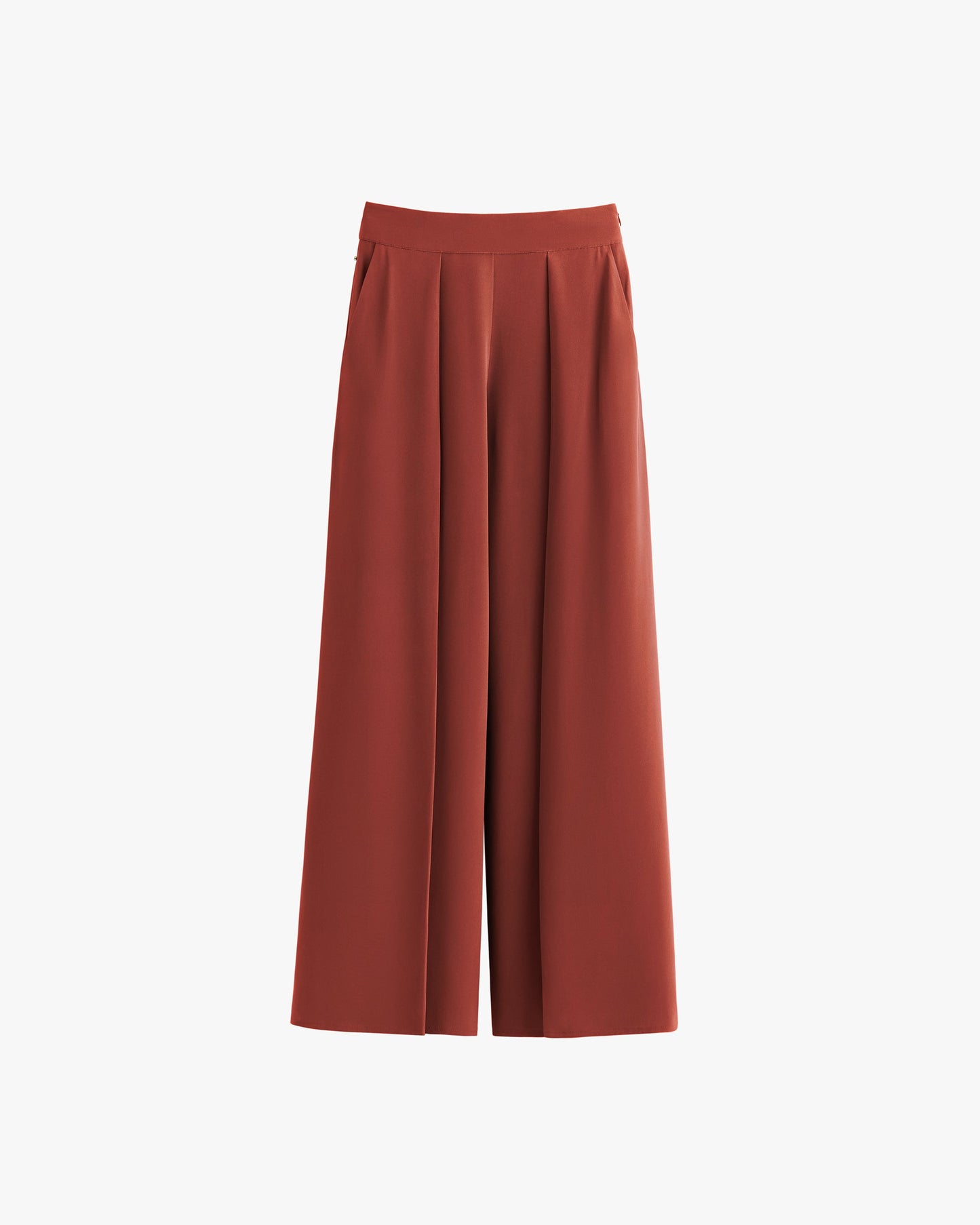 Silk Pleated Pant