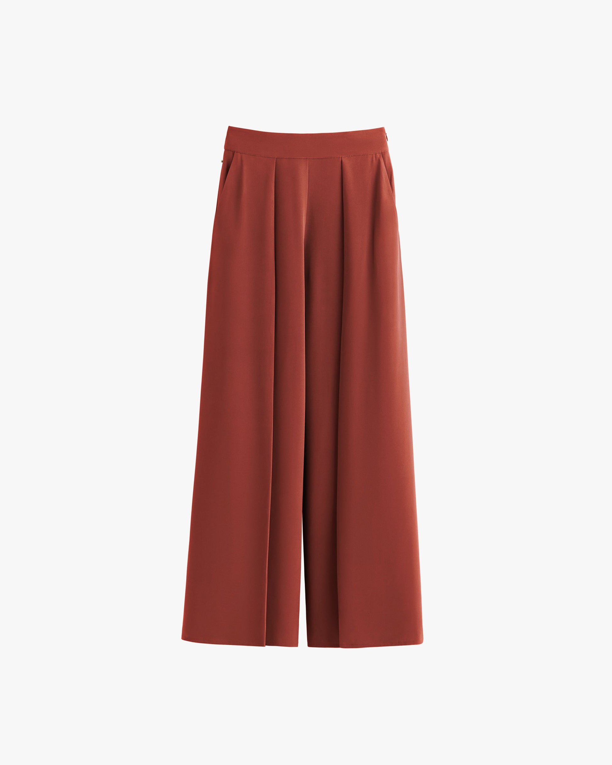 Silk Pleated Pant