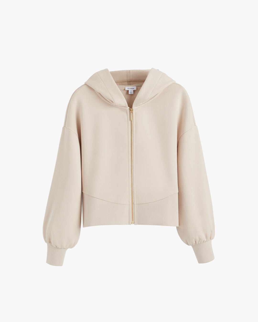 Terry Zip Front Hoodie