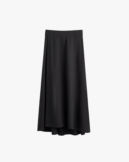 Ponte Pleat Front Skirt