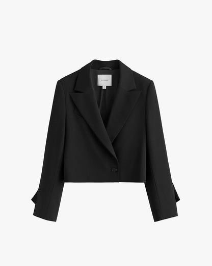 Wool Cropped Blazer
