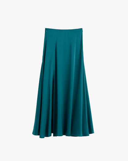 Washable Charmeuse Maxi Skirt