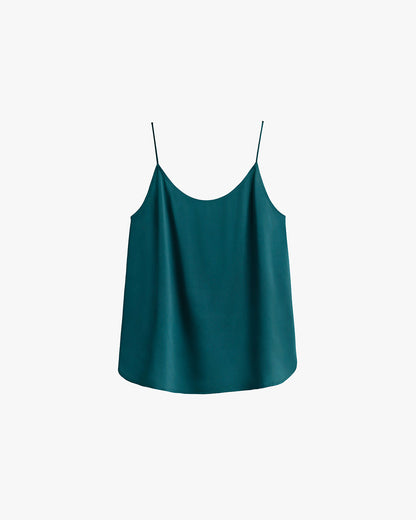 Washable Charmeuse Cross-Back Cami