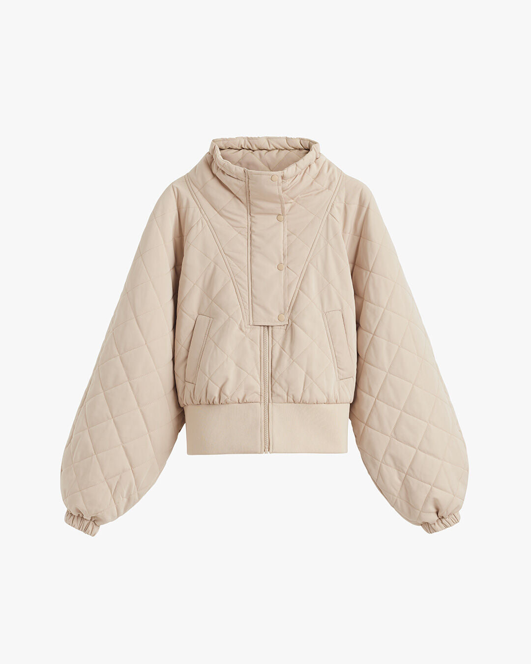 Balloon Sleeve Light Puffer