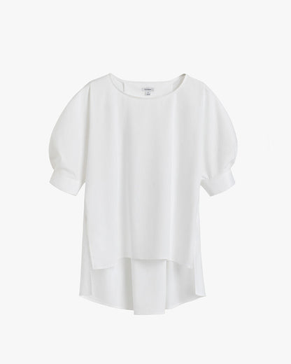 Poplin High Low Top