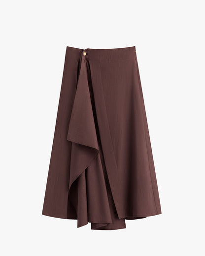 Linen Wrap Skirt