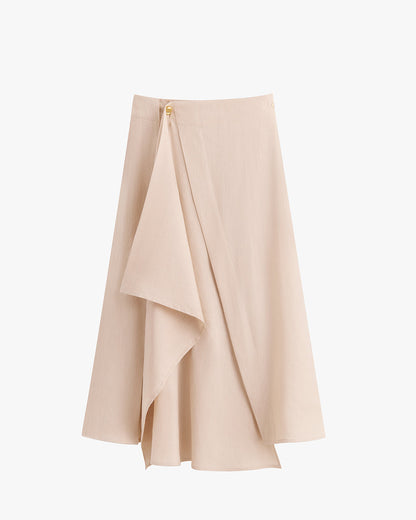 Linen Wrap Skirt