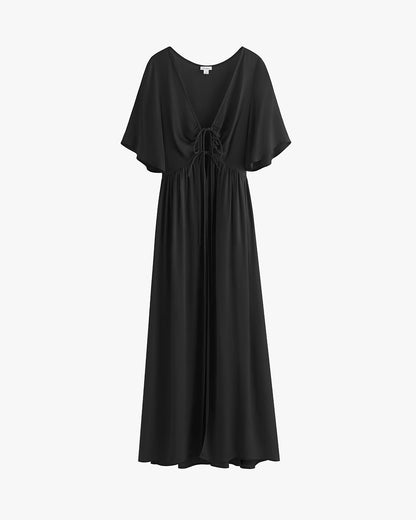 Tencel Tie Front Cover Up