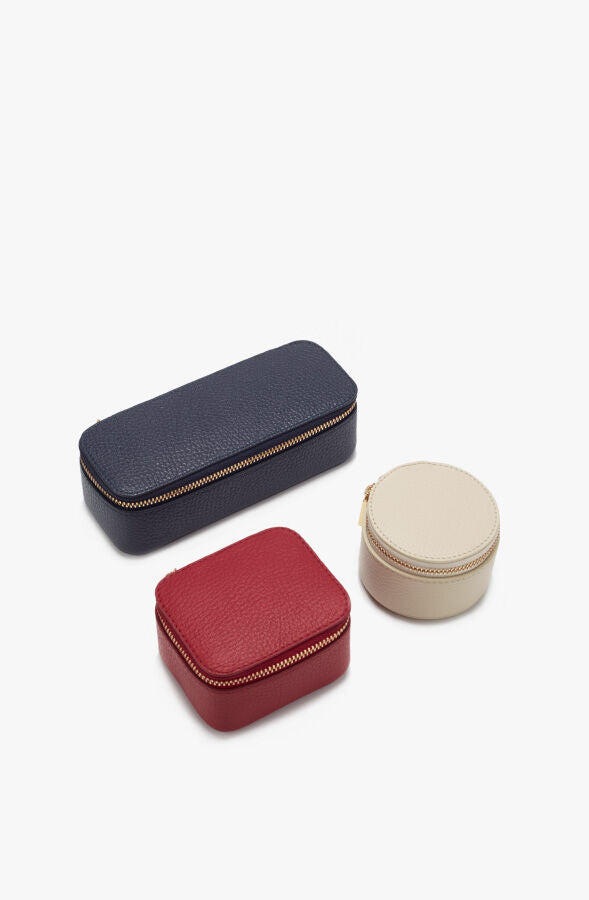Mini Leather Organizer Set